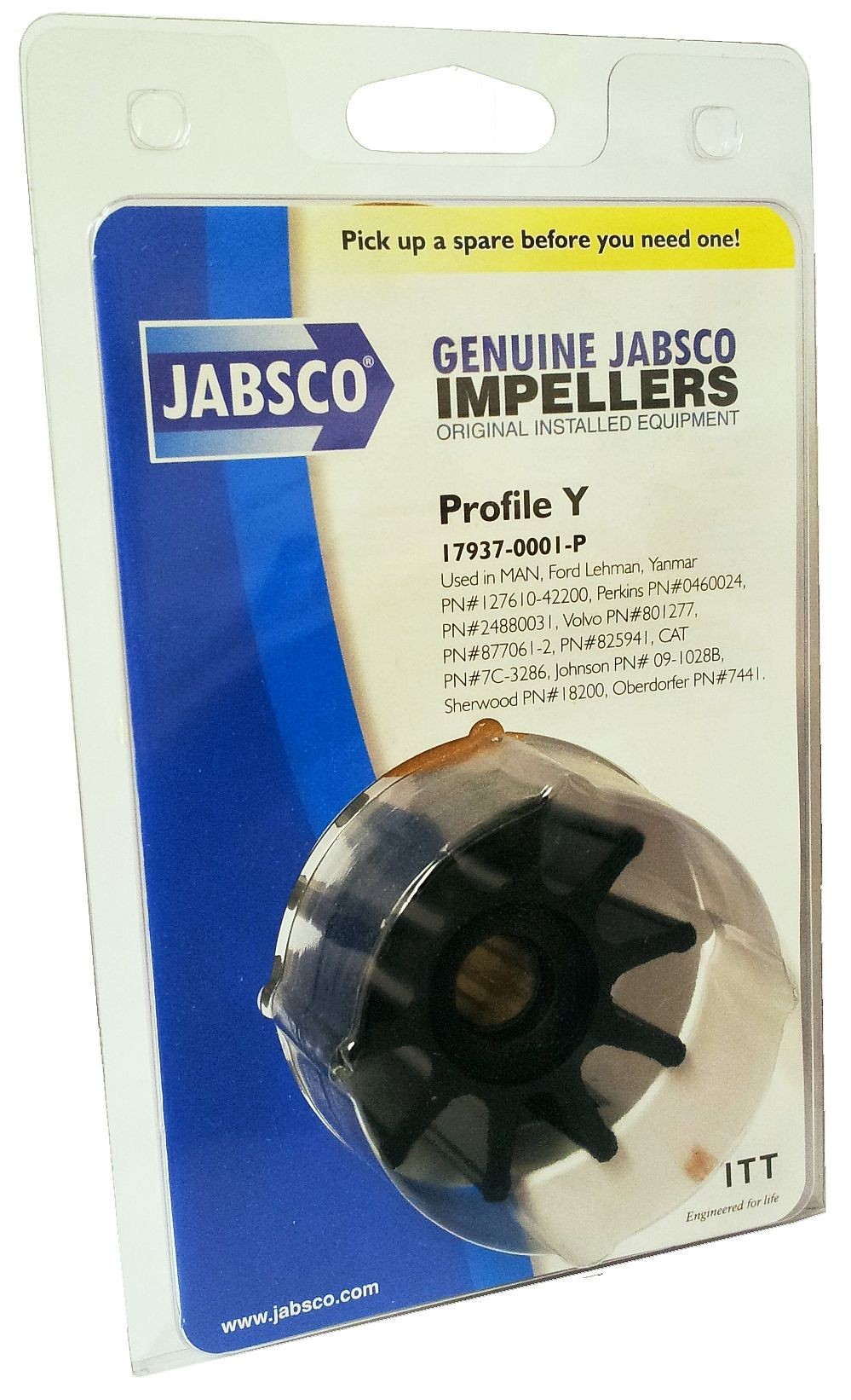Recambio impulsor JABSCO perfil Y 17937-0001-P